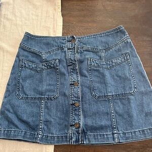 Free people Jean skirt